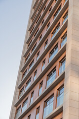 Modern architecture of apartments in Lisbon city, Portugal