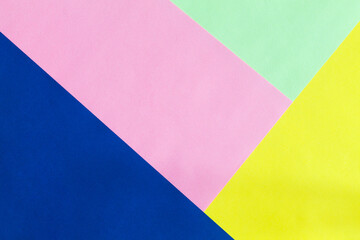 colorful paper texture. abstract background with blue, pink, yellow and green colours
