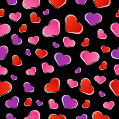 pattern with hearts