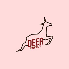 Deer Hunter Logo Design Premium