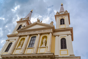 The Our Lady of the Visitation Cathedral church in Szombathely