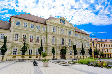 Fototapeta na wymiar County Hall of Szombathely