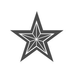 Fototapeta premium the star icon. logo. vector illustration