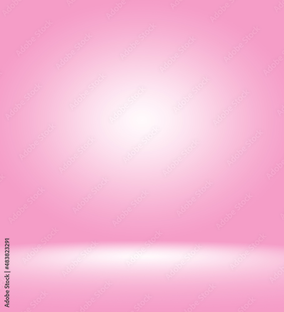 Wall mural Photographic Pink Gradient backdrop Background