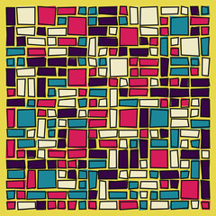 Offset Quads generative art background art illustration