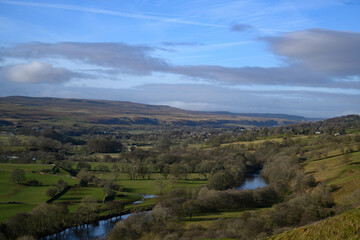 View over Middleton in Teesdale