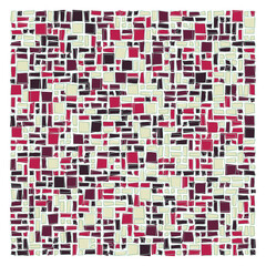 Fototapeta premium Offset Quads generative art background art illustration