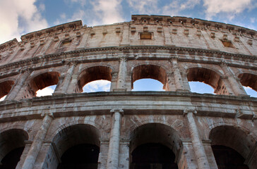 Obraz premium detail of the Colosseum in Rome