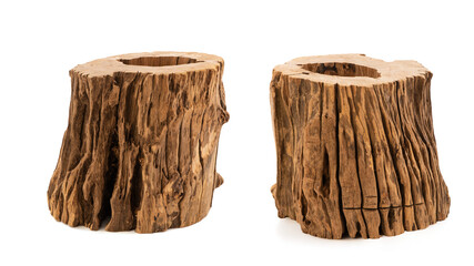 Timber isolated on white background with clipping path.