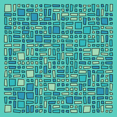 Offset Quads generative art background art illustration