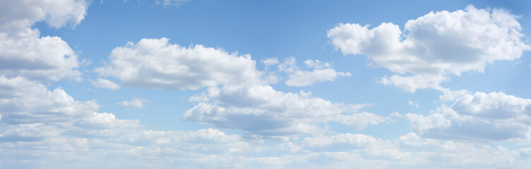 Naklejka na ściany i meble Sky clouds panoramic view