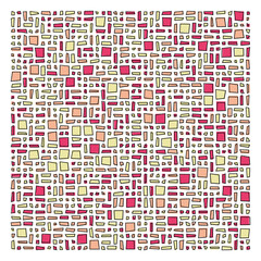 Fototapeta premium Offset Quads generative art background art illustration