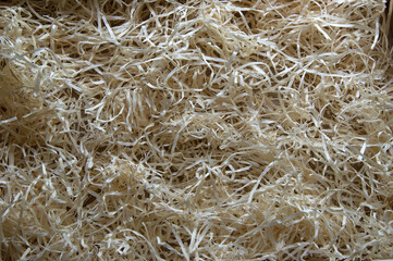 Natural straw filler for packing box