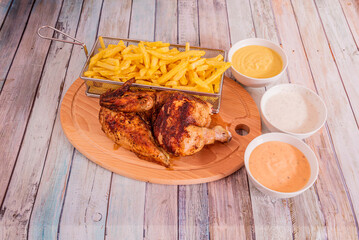 baked chicken juicy on the inside and crispy on the outside with this easy recipe