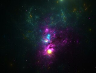 Imaginatory fractal abstract background Image