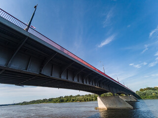 Świętokrzyski Bridge on the Vistula River - Warsaw
