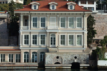Fototapeta na wymiar Building in Bosphorus Strait, Istanbul, Turkey