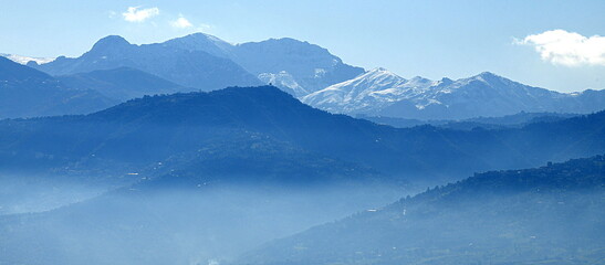 Fototapeta na wymiar panorama of mountains... Algeria