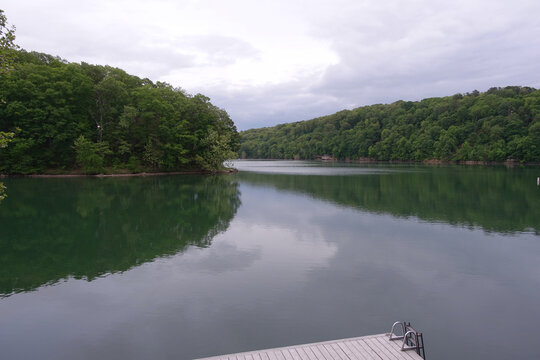 Calm Lake In Northwest Arkansas