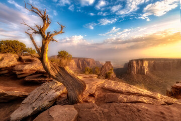 Sunrise at the Colorado National Monument Grand Junction Colorado