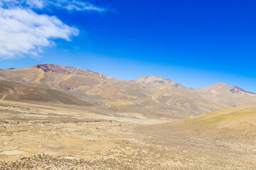 Fototapeta na wymiar Bolivian mountains landscape,Bolivia