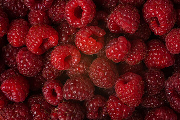 Raspberry berry isolated on white background