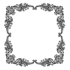 Oriental vector damask patterns for greeting cards and wedding invitations.