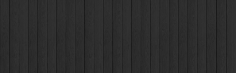 Panorama of Black wood color texture vertical for background. Surface light clean of table top view. Natural patterns for design art work and interior or exterior