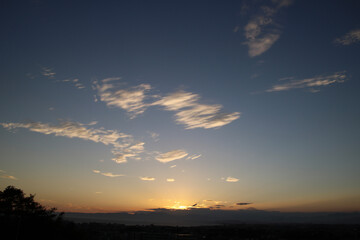 Obraz premium sunset in the sky