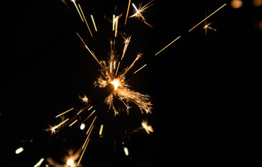 fireworks in the night