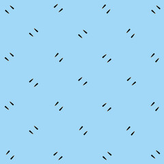 Colorful pattern of lipsticks on blue background. Top view. Flat lay. Pop art design