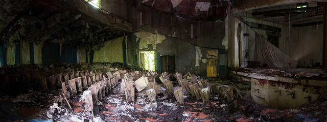 A scary place in an abandoned asylum