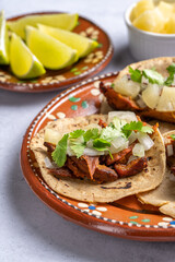 Traditional Mexican street food called 