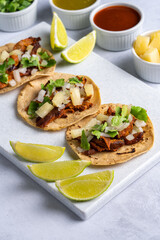 Traditional Mexican street food called 