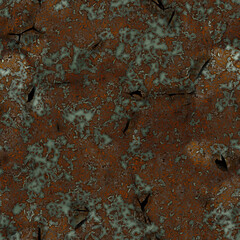 Seamless texture metal rust scratches plate panel illustration