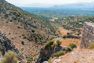 Fototapeta na wymiar Hills, Mountains and landscapes from Greece