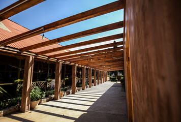 Cabaña con muelle, morelia Zirahuén mexic