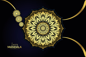 Mandala seamless pattern vintage decorative elements design free vector	