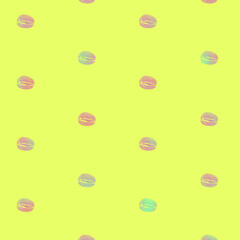 Coffee beans pattern in vibrant gradient holographic neon colors. Concept art. Minimal surrealism background