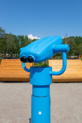 Spyglass on the territory of the Island of Forts in Kronstadt, St. Petersburg
