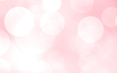 Luxury pink blur abstract background with bokeh lights for backgrounds concept of valentine day.