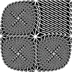 
circular repeating pattern.Black and 
white pattern for wallpapers and backgrounds. 