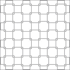 
Vector pattern with symmetrical elements . Repeating geometric tiles from striped elements.Monochrome texture.Black and 
white pattern for wallpapers and backgrounds.line art.