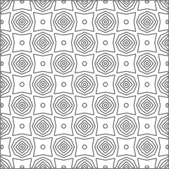 
Vector pattern with symmetrical elements . Repeating geometric tiles from striped elements.Monochrome texture.Black and 
white pattern for wallpapers and backgrounds.line art.