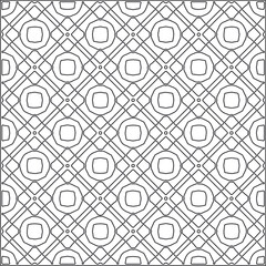 
Vector pattern with symmetrical elements . Repeating geometric tiles from striped elements.Monochrome texture.Black and 
white pattern for wallpapers and backgrounds.line art.