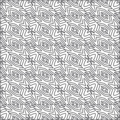 
Vector pattern with symmetrical elements . Repeating geometric tiles from striped elements.Monochrome texture.Black and 
white pattern for wallpapers and backgrounds.line art.