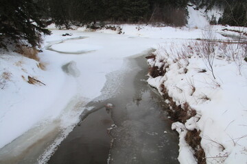 Creek In Winter