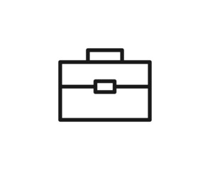 Case line icon on white background