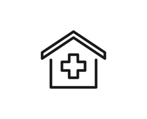 Beauty line icon on white background