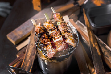 やきとり YAKITORI Japanese chicken barbecue